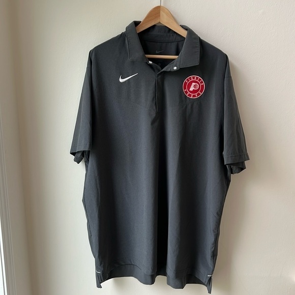 Nike Dri-Fit Coach Sideline Button Up Short Sleeve Shirt Jacket 2XL / XXL - Picture 1 of 10